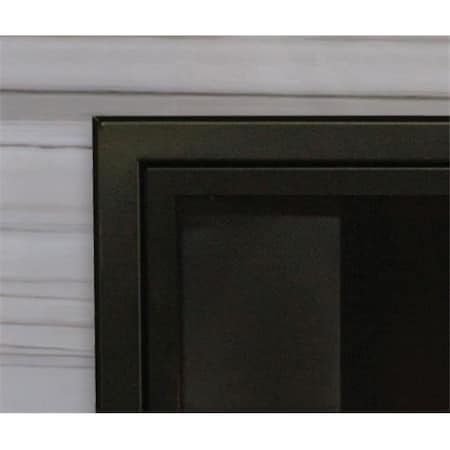 Empire Empire DF482VBL 1.5 in. Beveled Frame Set; Matte Black DF482VBL